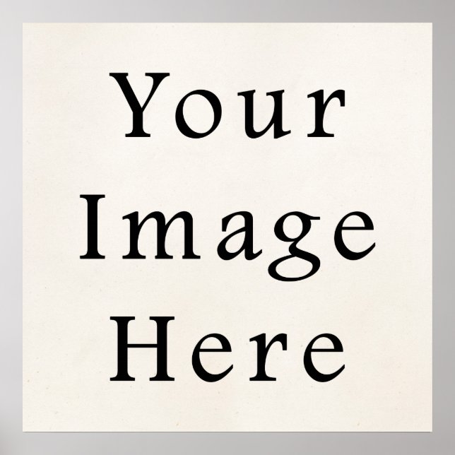 24x24 Quadratplakate Personalisiertes Plakatpapier Poster (Vorne)