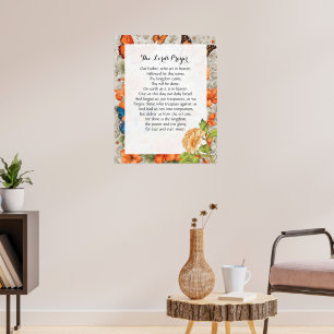 24x30 Poster Druck Das Vaterunser