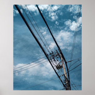 24x30 Urban Sky Seoul Südkorea Fotodruck Poster