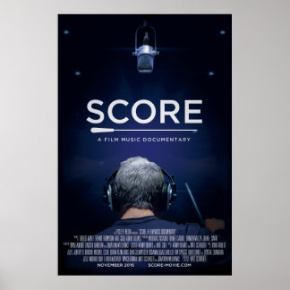 24x36 Poster SCORE: Eine Dokumentation für Filmmus