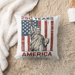 250. America Liberty Statue Obama Patriotische Str Kissen
