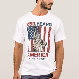 250. America Liberty Statue Obama Patriotische Str T-Shirt