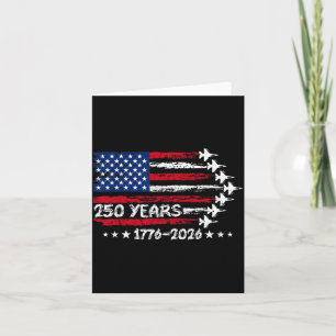 250 Amerika Jahre 1776 2026 Kampfflugzeuge 250. Ju Karte