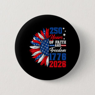 250 Amerika Jahre Freiheit 1776 2026 250. Geburtst Button