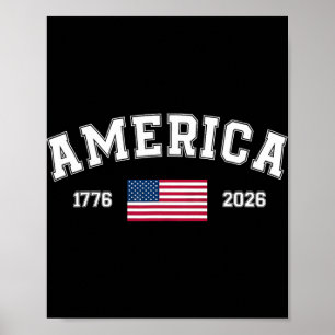 250 Amerika Jahre Unabhängigkeit für alle Poster