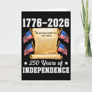250 Amerikanische Jahre Unabhängigkeit 1776 2026 U Karte