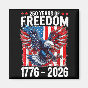 250. amerikanischer Jahrestag Unabhängigkeit 250 J Magnet