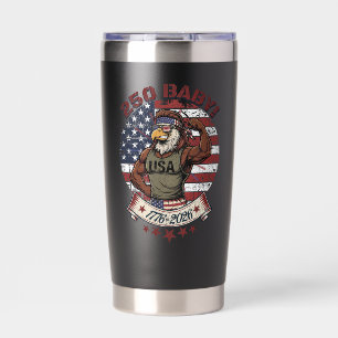250 Baby! Amerikanischer Patriotischer Adler Flex  Thermobecher