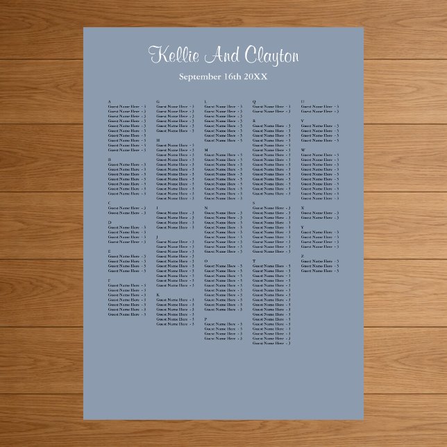 250+ Blue Simple Wedding Poster (Von Creator hochgeladen)
