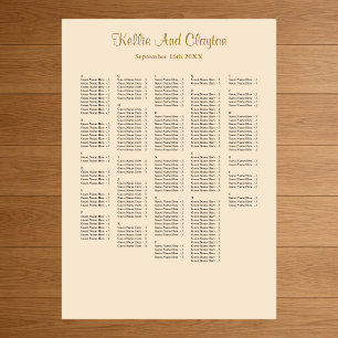 250+ Champagner Hochzeitskarte Poster