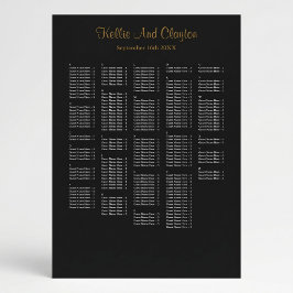 250+ Einfache Hochzeitssitzkarte Poster