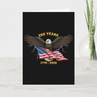 250. Geburtstag 250 Jahre USA 1776 2026 Karte