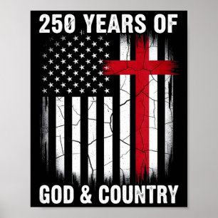250. Geburtstag Amerika Unabhängigkeitstag 1776-20 Poster