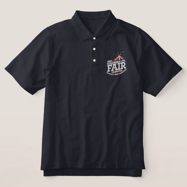 250 Herren-Navy-Polo (Design Vorderseite)