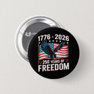 250 Jahre 1776 2026 250. 4. Juli Button