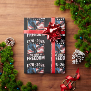 250 Jahre 1776 2026 250. 4. Juli Geschenkpapier