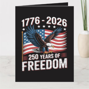 250 Jahre 1776 2026 250. 4. Juli  Karte