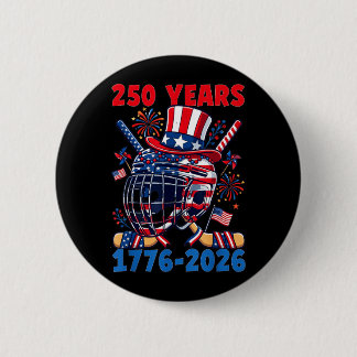 250 Jahre 1776 2026 250. Jubiläum Eishockey Button