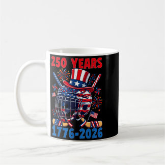 250 Jahre 1776 2026 250. Jubiläum Eishockey Kaffeetasse