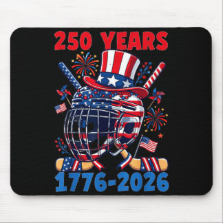 250 Jahre 1776 2026 250. Jubiläum Eishockey Mousepad