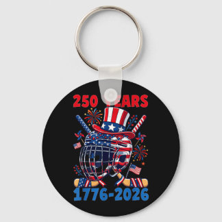 250 Jahre 1776 2026 250. Jubiläum Eishockey Schlüsselanhänger