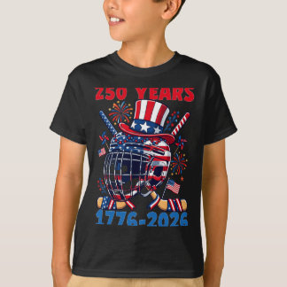 250 Jahre 1776 2026 250. Jubiläum Eishockey T-Shirt