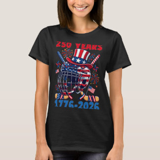 250 Jahre 1776 2026 250. Jubiläum Eishockey T-Shirt