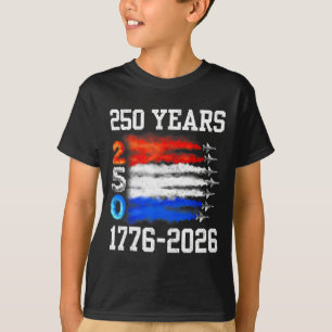 250 Jahre 1776 2026 250. Vintage 4. Juli Amerika T-Shirt