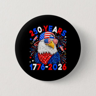 250 Jahre 250. Jubiläum Adler 4. Juli Jungen Button