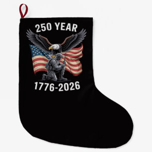 250 Jahre 250. Jubiläum USA 4. Juli  Großer Weihnachtsstrumpf