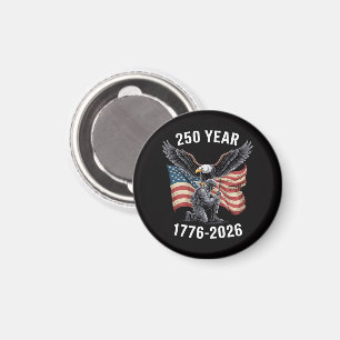 250 Jahre 250. Jubiläum USA 4. Juli Magnet