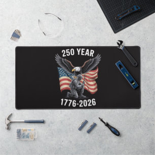 250 Jahre 250. Jubiläum USA 4. Juli Schreibtischunterlage
