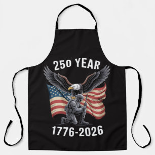 250 Jahre 250. Jubiläum USA 4. Juli Schürze