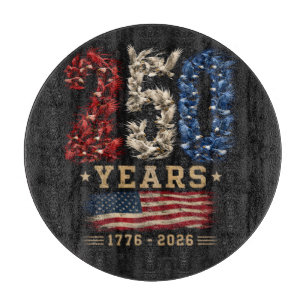 250 Jahre American Eagle Flag Patriotic Schneidebrett