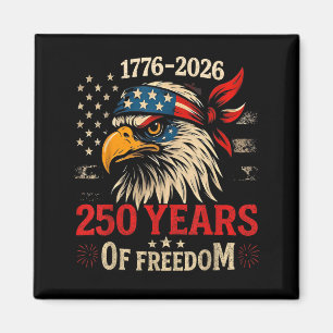 250 Jahre American Flag Anniversary USA 250. Magnet