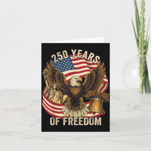 250 Jahre Amerika 1776-2026 250. Geburtstag 250. Karte