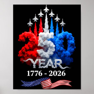 250 Jahre Amerika 1776 2026 250. Geburtstag 4. Poster