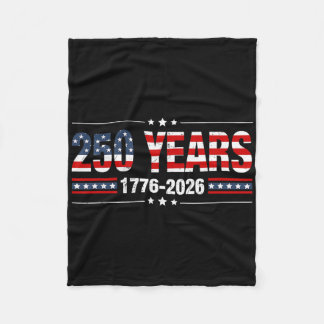250 Jahre Amerika 1776 2026 250. USA Männer Fraue Fleecedecke