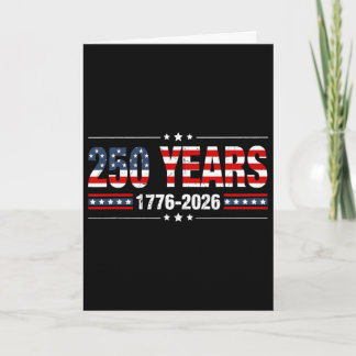 250 Jahre Amerika 1776 2026 250. USA Männer Fraue Karte