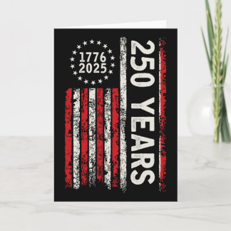 250 Jahre Amerika 1776 2026 250. USA Patriotisch 4 Karte