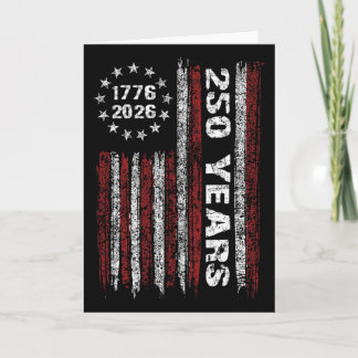 250 Jahre Amerika 1776 2026 250. Usa Patriotisch 4 Karte
