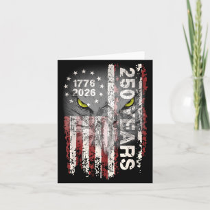 250 Jahre Amerika 1776 2026 250. USA Patriotisch Karte
