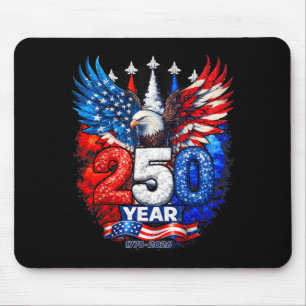 250 Jahre Amerika 1776 2026 250. USA Patriotisch Mousepad