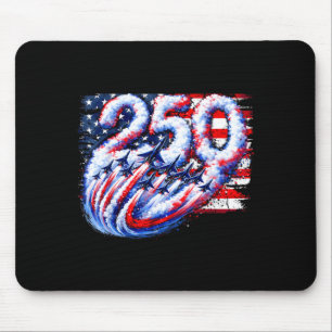 250 Jahre Amerika 1776 2026 Kampfflugzeug Flugzeug Mousepad