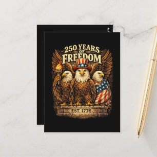 250 Jahre Amerika 1776-2026 Postkarte
