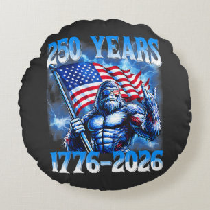 250 Jahre Amerika 1776 2026 Rundes Kissen