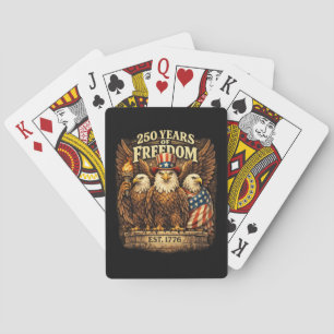 250 Jahre Amerika 1776-2026 Spielkarten