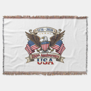 250 Jahre Amerika 250. 4. Juli Jubiläum 1 Decke