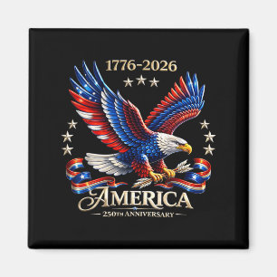 250 Jahre Amerika 250. 4. Juli-Jubiläum Magnet
