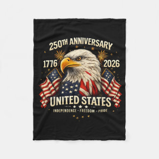 250 Jahre Amerika 250. Jubiläum 1776-2026 4. Fleecedecke